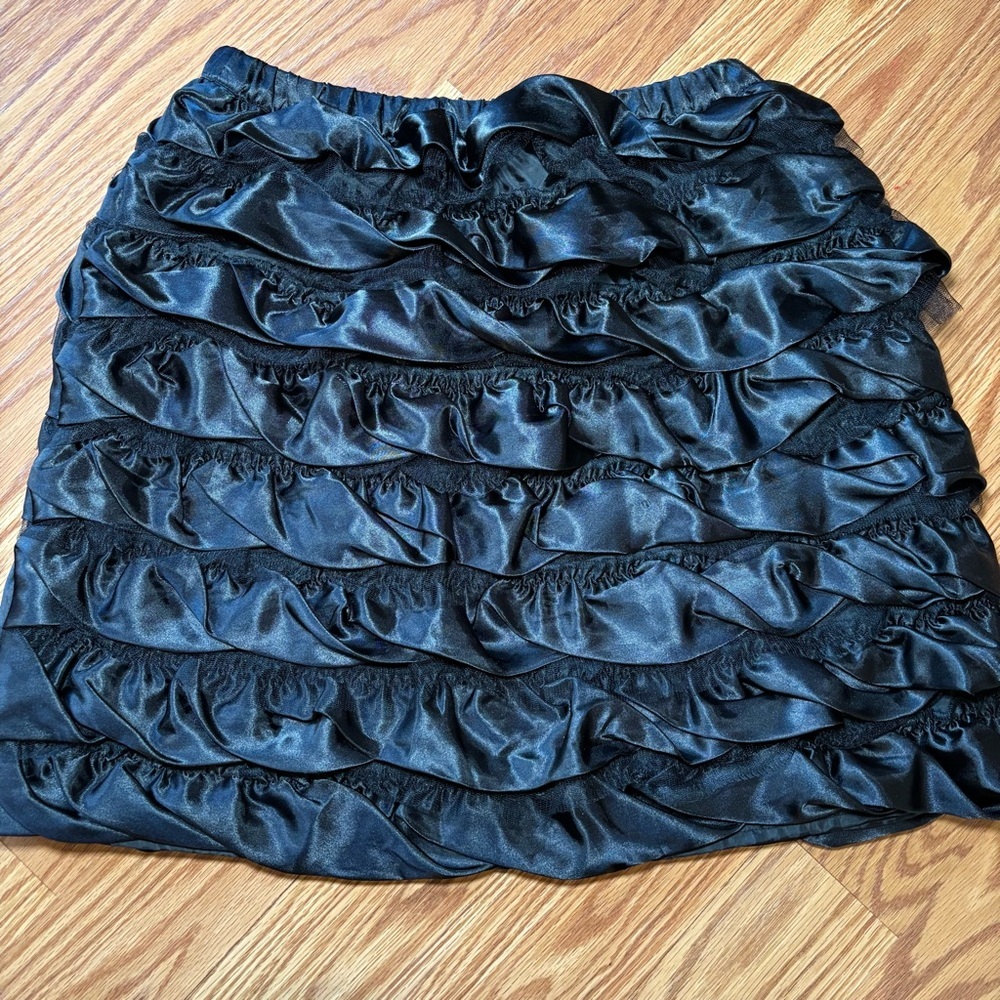 Hanna Andersson Black Layered Tulle Skirt Size 140/10 Fancy Dress Up - Picture 4 of 6